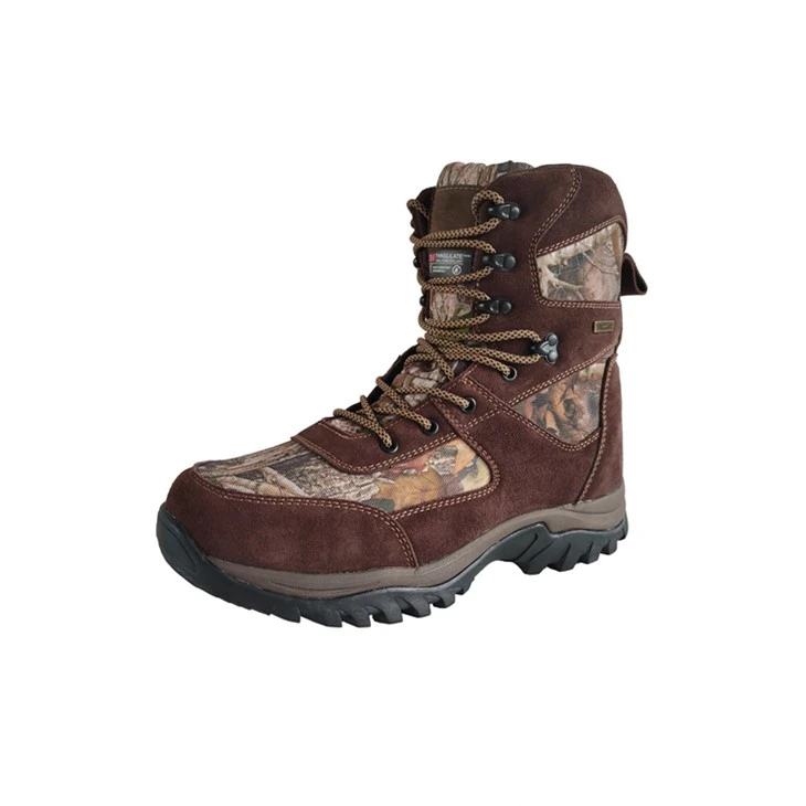 China Waterproof camouflage hunting boots with thinsulate 200g